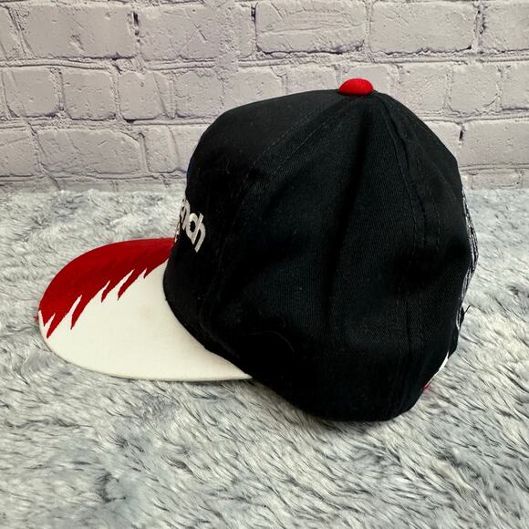 Dale Earnhardt Goodwrench Service Racing GM Black Red White Hat Adjustable Chase - Picture 4 of 7